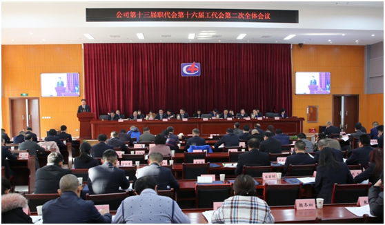 公司隆重召開第十三屆職代會、第十六屆工代會第二次會議